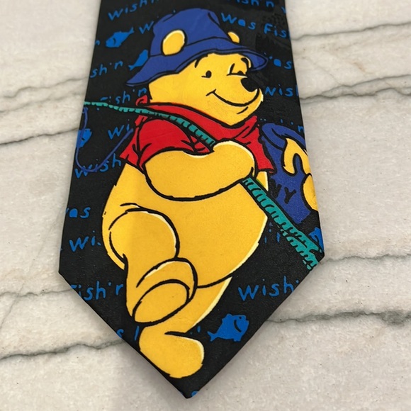 Disney Winnie The Pooh “I Was Fish’n” Tie - Picture 3 of 11